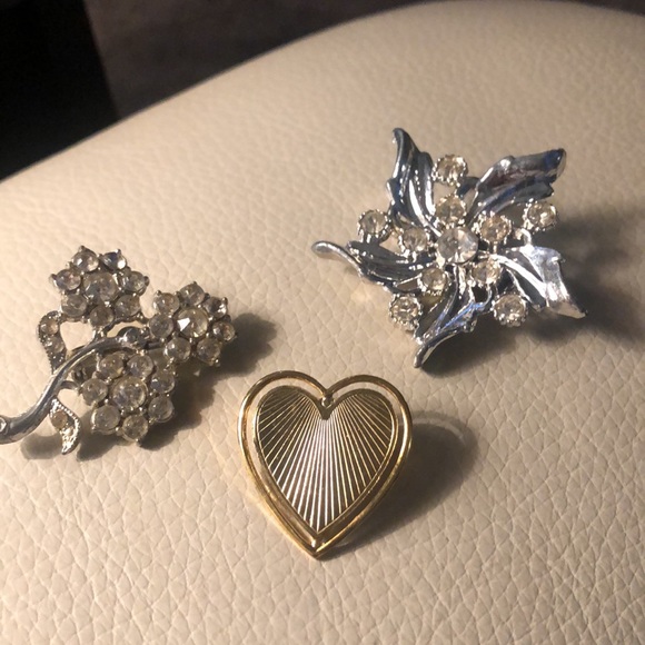 Vintage! Brooches gold & silver tone all different! All in good condition. - Picture 7 of 7